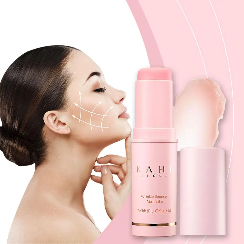 KAHI Moisturizing Wrinkle Bounce Multi Balm Stick ครีมคอลลาเจนบนใบหน้า เครื่องสําอางเกาหลี