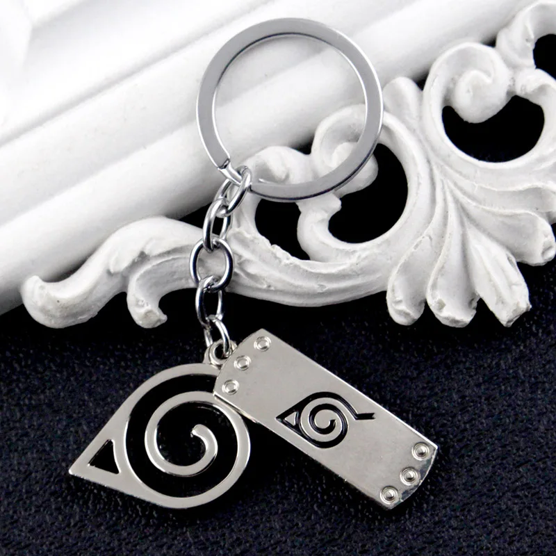 Anime Schlüsselanhänger Kunai Shuriken Konoha Ninja Auto Rucksack Akatsuki Organisation Red Cloud Schlüsselanhänger Zubehör Geschenk