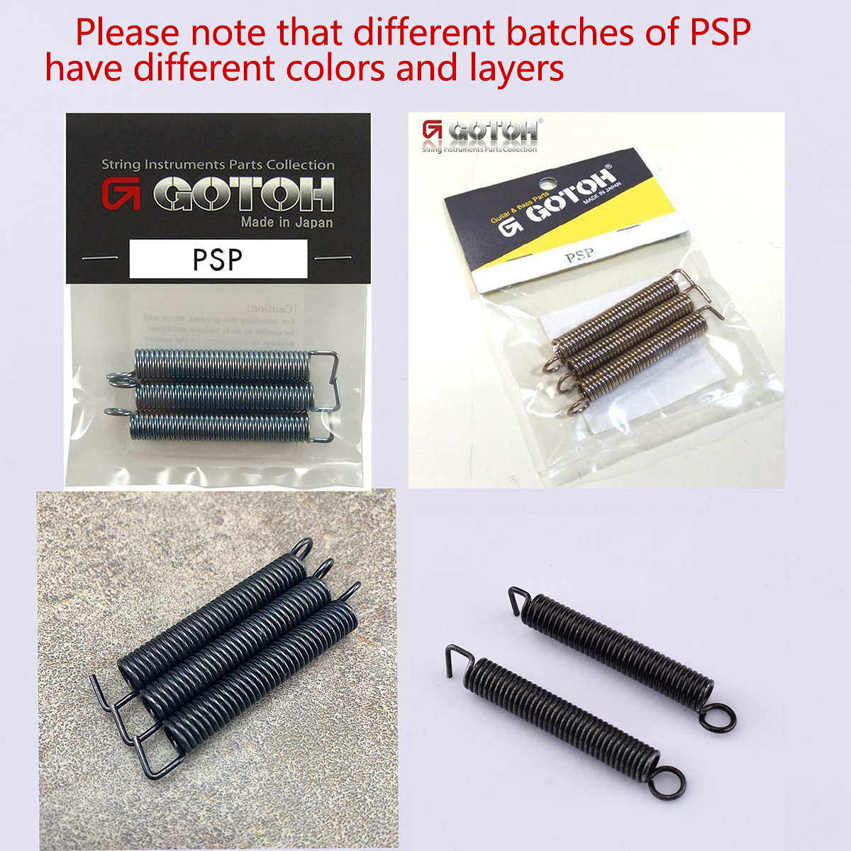 【Hecho en Japón】Muelle de puente de sistema trémolo original GOTOH SP / PSP