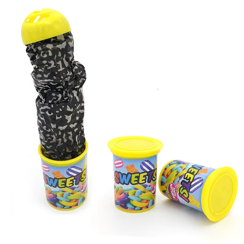 Cobra de batata pode saltar palco truques mágicos primavera cobra brinquedo abril tolo dia festa de halloween piadas em uma lata mordaça presente brincadeira