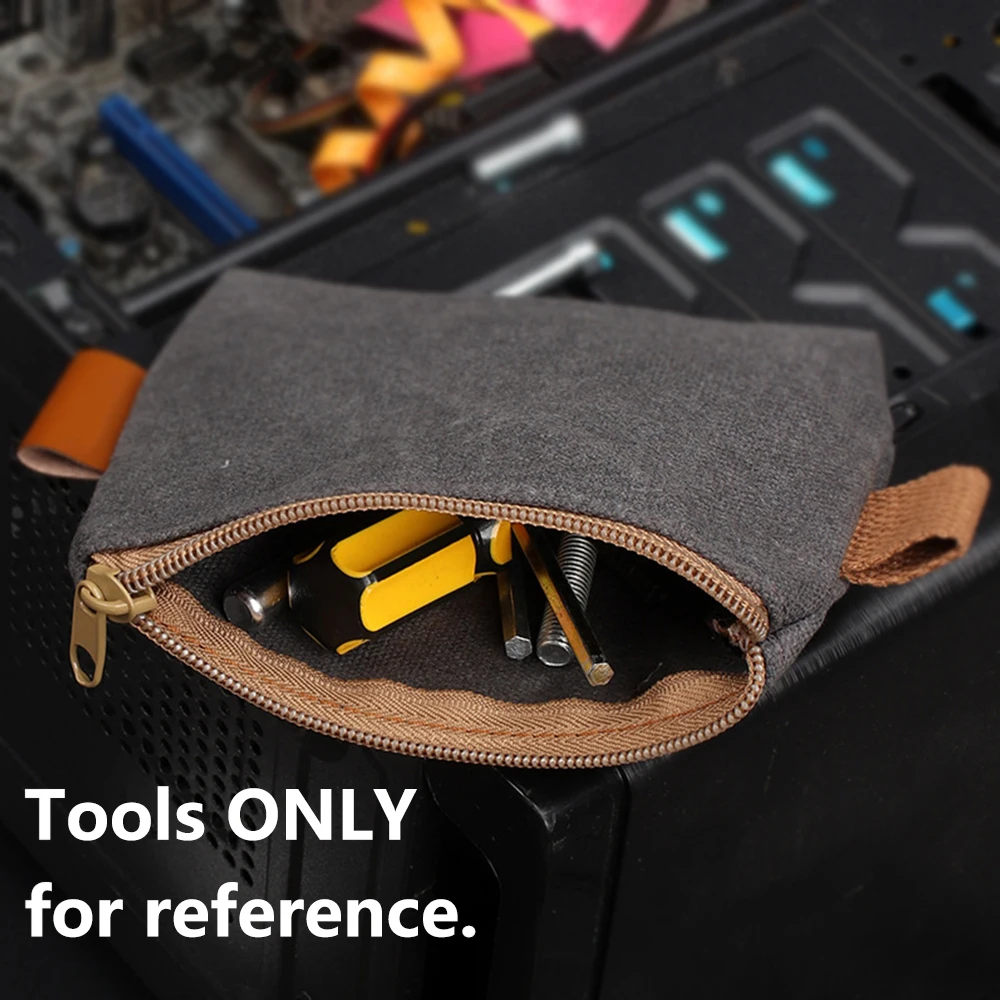 Canvas Waterproof Storage Hand Tool Bag Multifunctional Organiser Tools Bag Portable Wrench Spanner Tool Storage Organizer S M L