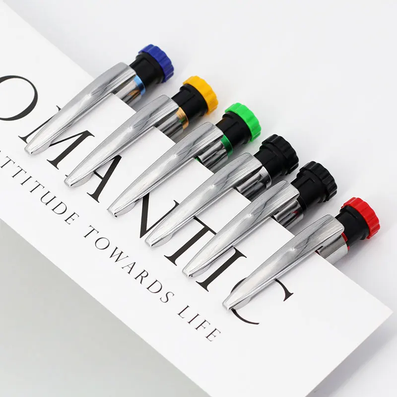 6Colors 2.8mm Metal Solid Carpenter Mechanical Pencil with Sharpener 2B Lead Core Deep Hole Construction Marking Scriber Tool