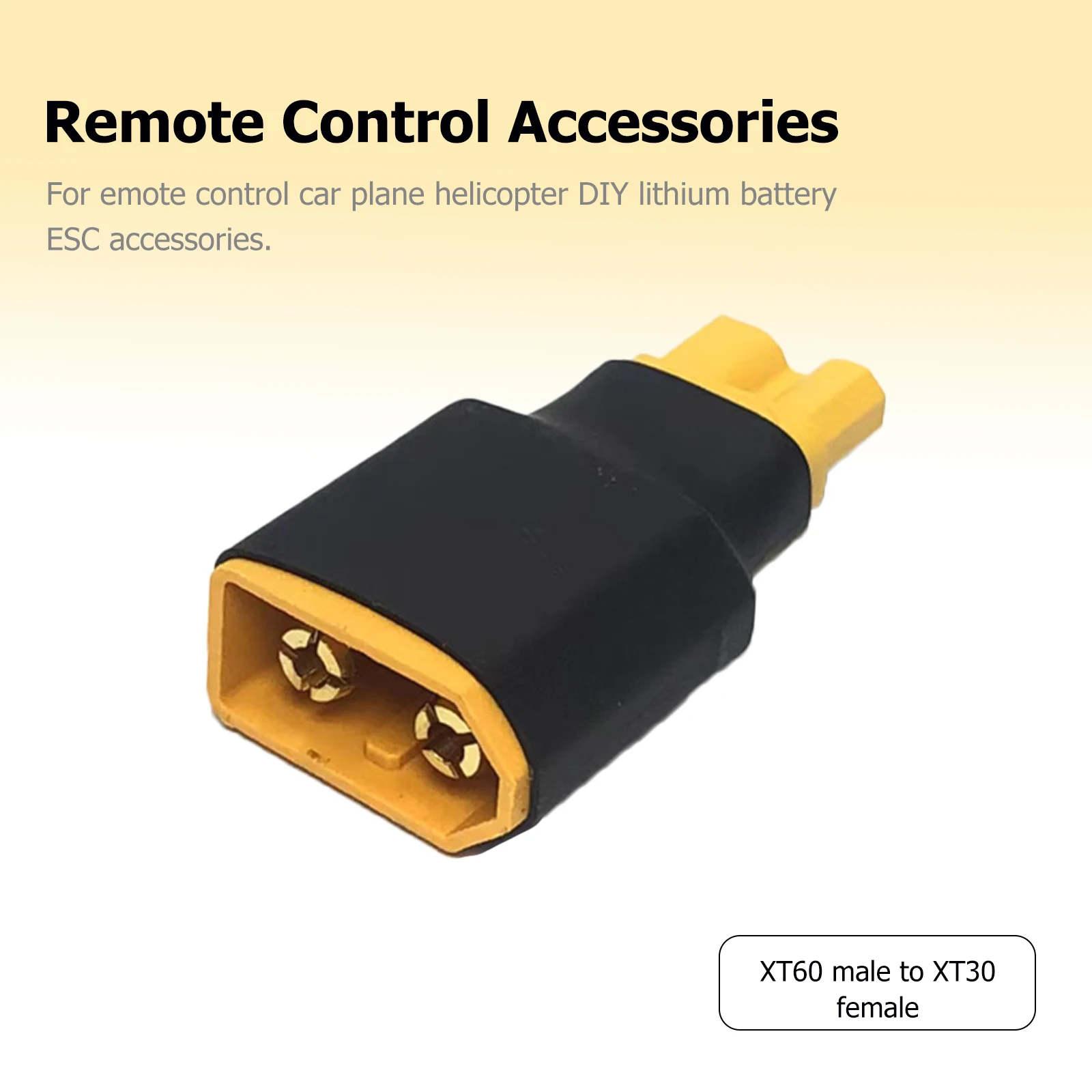 พลาสติกอะแดปเตอร์แบบขนาน DIY อุปกรณ์เสริม XT60 To XT30 Converter Connector เปลี่ยนขนานสําหรับแบตเตอรี่ลิเธียม ESC