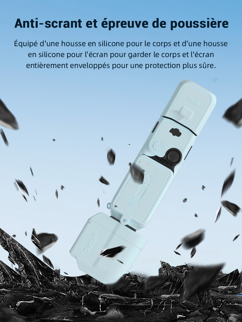 Étui pour DJI OSMO Pocket 3, housse de protection en Silicone, anti-rayures, capuchon d'objectif, étui de protection pour caméra Pocket3, accessoires