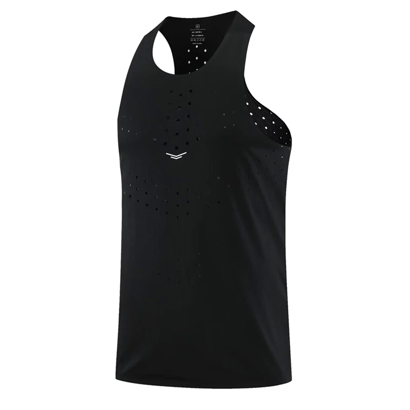 กรีฑา Tank Top เสื้อวิ่งความเร็วกีฬาฟิตเนสเสื้อแขนกุดบุรุษสตรีเสื้อผ้านักกีฬา Track Field เสื้อกล้าม