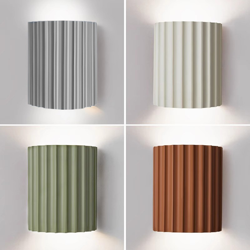 Nordic led resina lâmpada de parede decoração para casa luminária para o quarto das crianças corredor entrada varanda