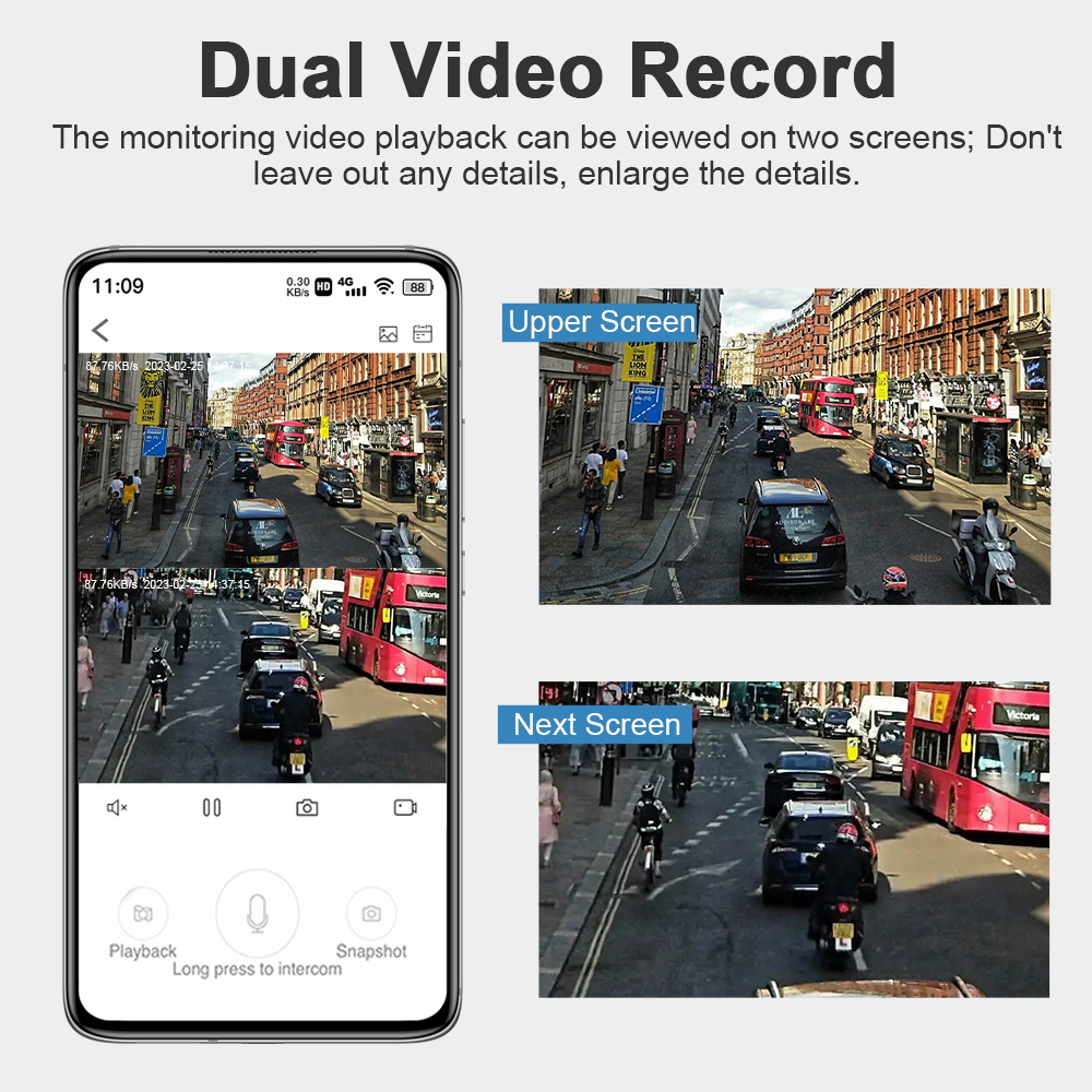 Wifi Camera Outdoor Telecamera Sorveglianza 4G Lte 8MP Night Vsion Smart Home Security Protection Solar Panel CCTV IP Wireless