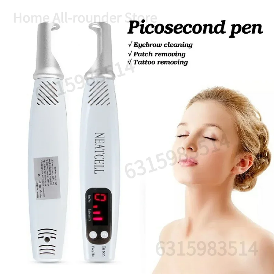 Pointeur Laser picoseconde pour l'élimination des grains de beauté, stylo d'élimination des taches foncées, tatouage, acné, Pigment de la peau, Machine d'élimination Portable, dispositif de beauté