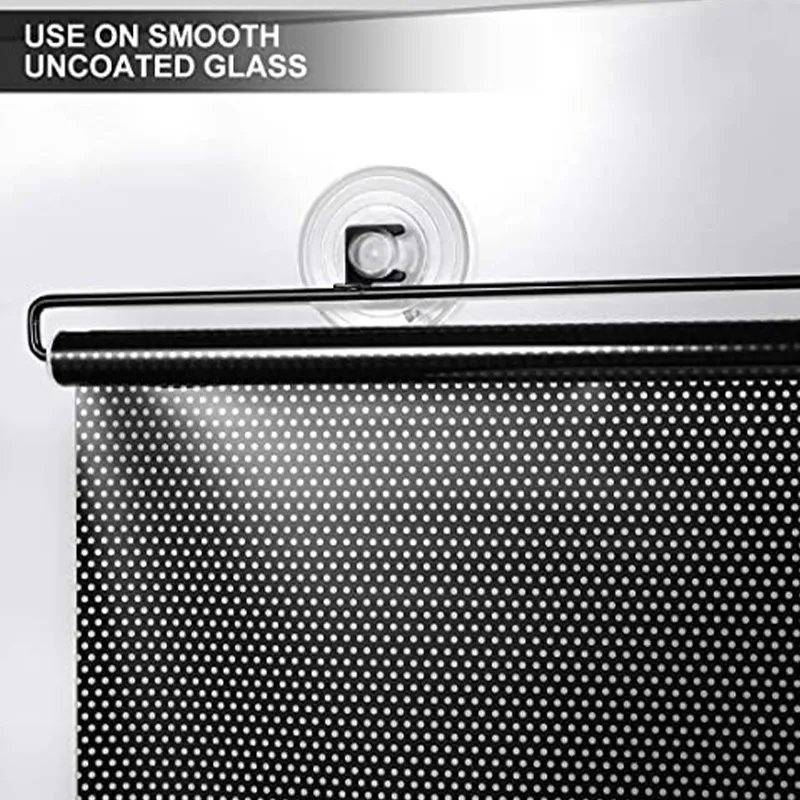 Retractable Shading Curtain Car Auto Side Window Roll Curtain Household Living Rooms Sun Shading Rolling Blinds Windshield Cover