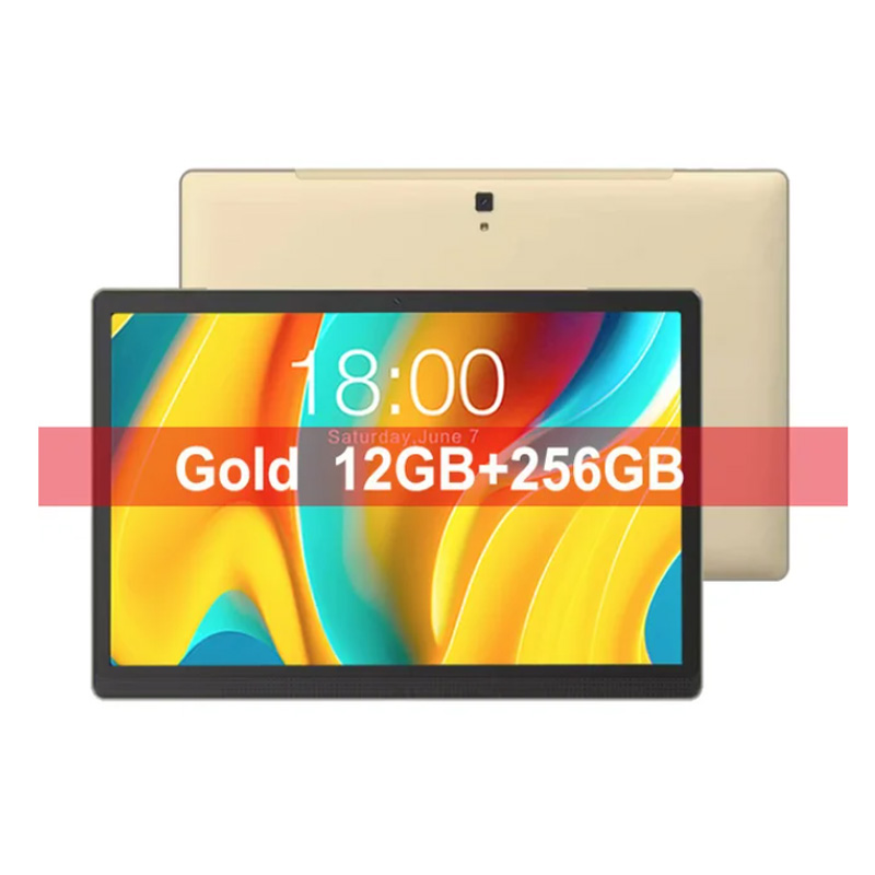 หน้าจอขนาดใหญ่สุด 14.1 นิ้วแท็บเล็ตพีซีใหม่ Android 12 โทรศัพท์ Google Market GPS 5G WiFi FM บลูทูธ 10000mAh 12GB + 256GB Tab