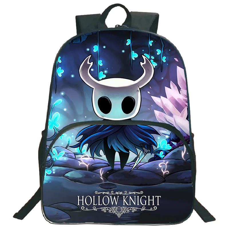 Lightweight School Bag Hollow Knight Backpack Cartoon Game Print Kids Schoolbag Large Capacity Bagpack Boys Girls Travel Bookbag