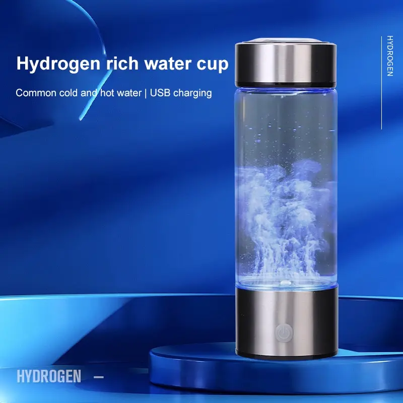 1 szt. 450ml przenośny generator wody wodorowej 3 minuty w trybie wysokiego stężenia generatora wody wodorowej