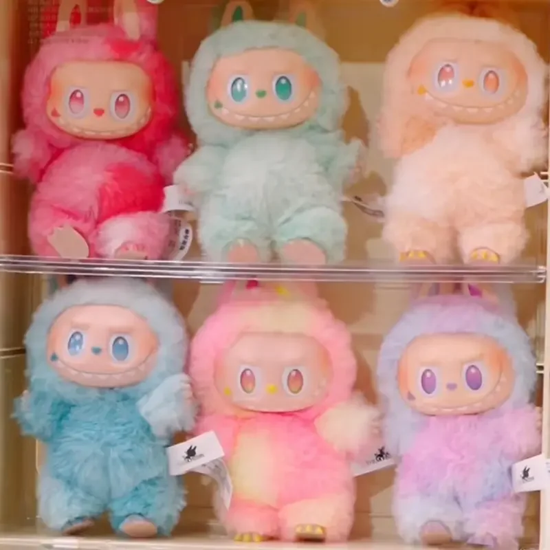High-quality kawaii monster labubu 3.0 blind box series PVC Labubu Macaron Pendant Doll labubu Monster Keychain Birthday Gift
