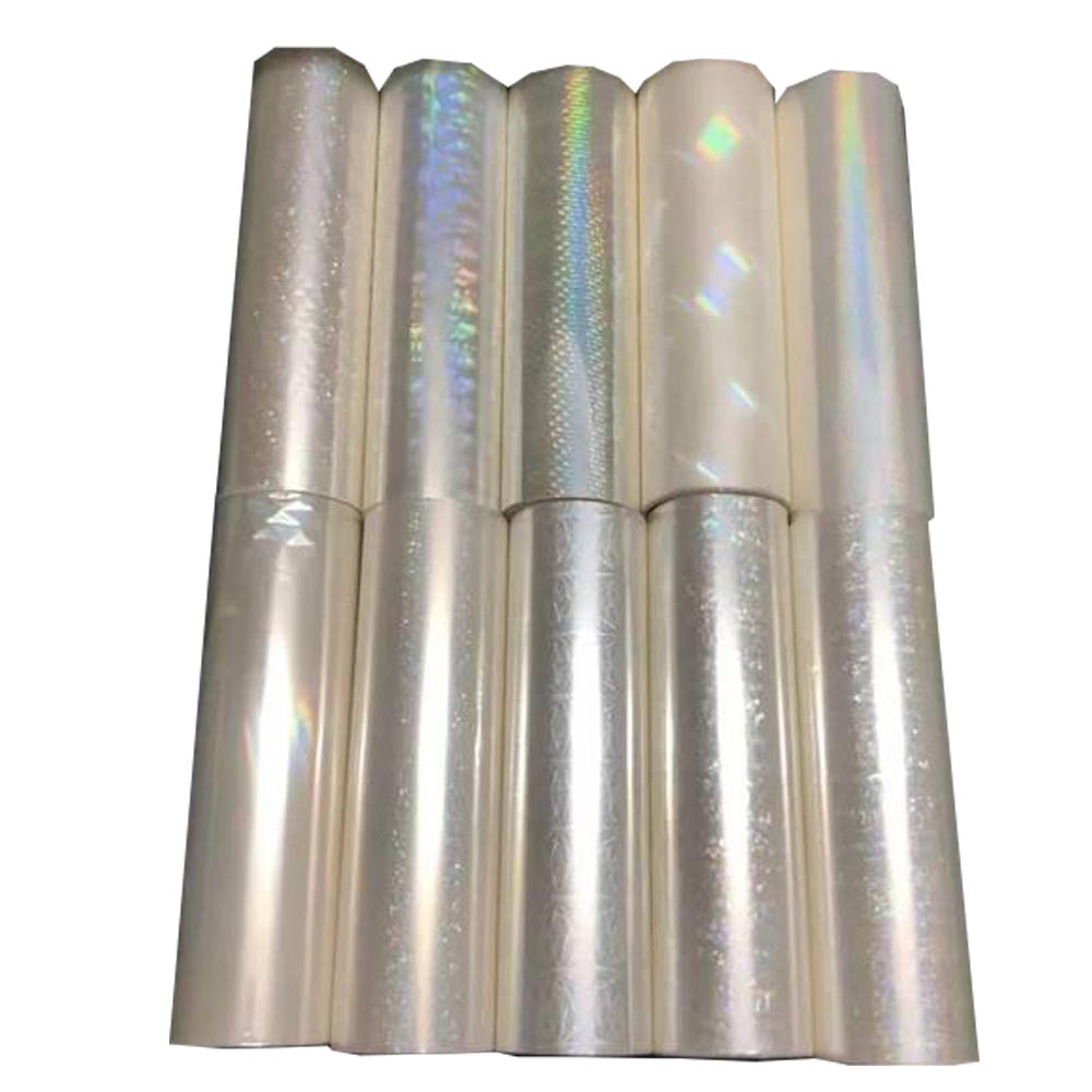 A3 Size Holographicy Plain Transparent Hot Stamping Foil Film On Paper or Plastic 32cm X 120m/Lot DIY Package Box
