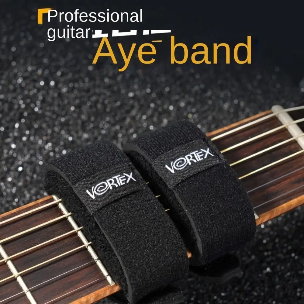 Noise Damper Guitar Beam Tape Adjustable Guitar Strap Fingerboard Mute Tape Wrap Silent Guitar Fret Strings Mute 4 String Bass