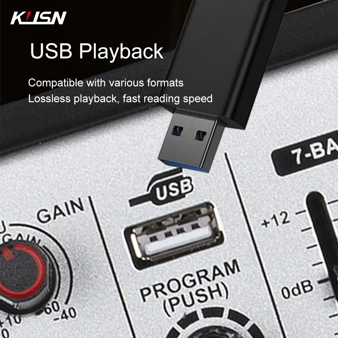12 Channel Professional Audio Digital Mixer Mixing Console 99 DSP Mini Sound Mixer Console With Bluetooth MP3 USB