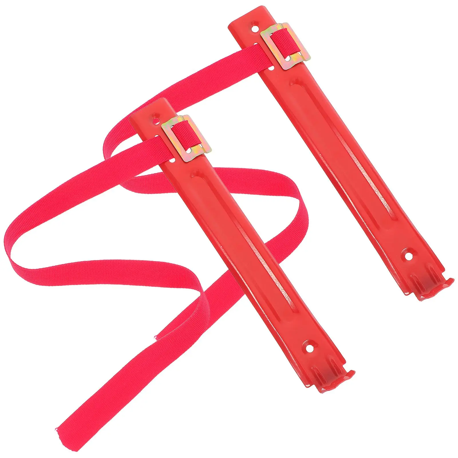 2 Pcs Fire Extinguisher Hook Strap Bracket Hanger Mounts Brackets Iron Wall Mount Space Saving Great Materials Versatile Use