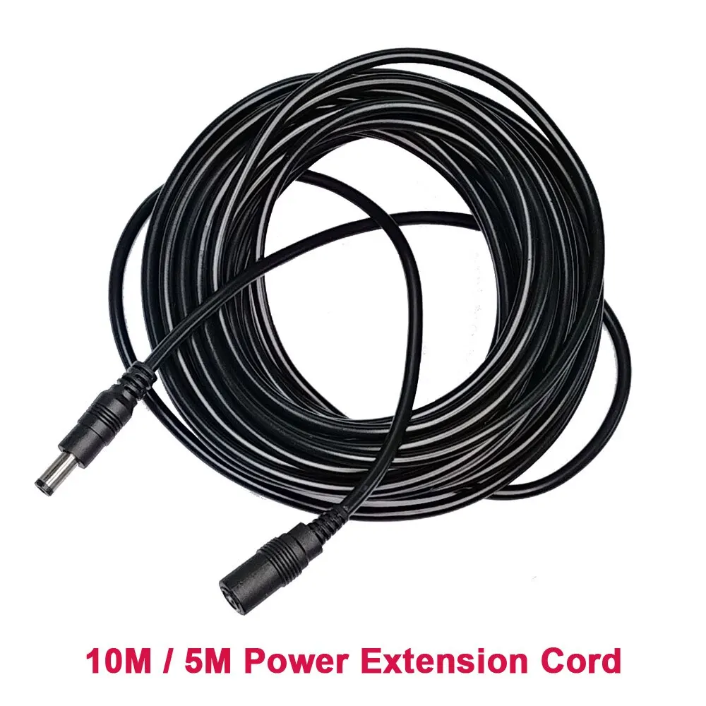 10M/ 5M 5.5mm * 2.1mm connettore di alimentazione cc cavo di prolunga Jack adattatore cavo DC femmina maschio prolunga spina esterna
