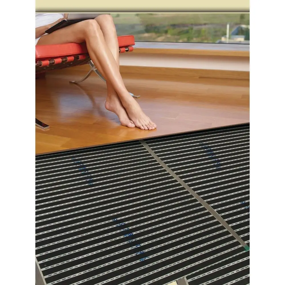 2-in-1 Radiant Floor Heating Mat Cuttable Comfort Easy Install Versatile Energy Efficient Compatible Underlayments For Laminates