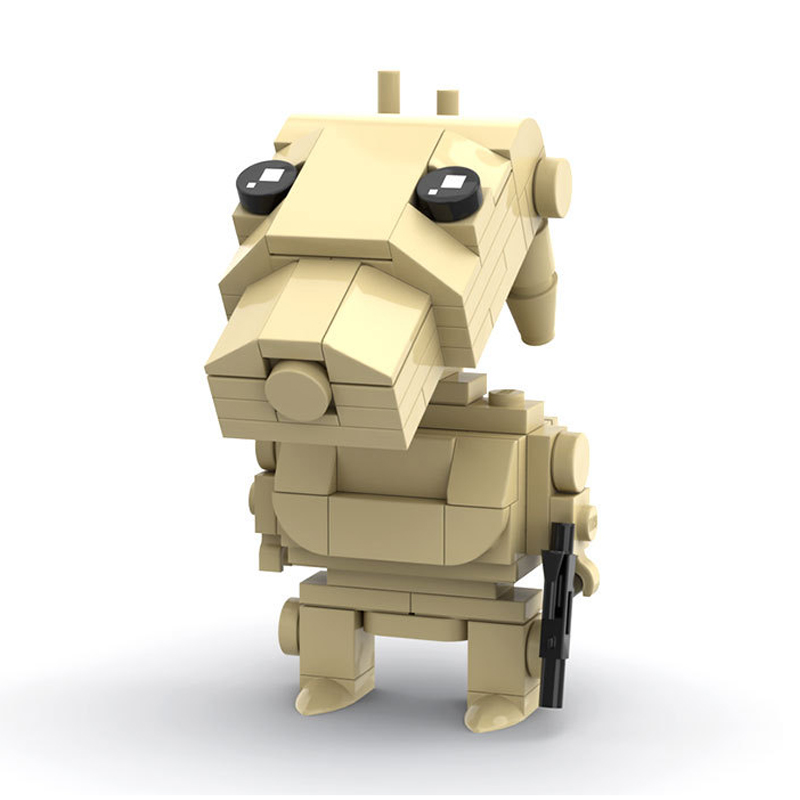 Bricklink MOC スター映画アクションフィギュア Brickheadz セットグリーヴァスバトルドロイドモデルコレクションビルディングブロック子供のおもちゃギフト