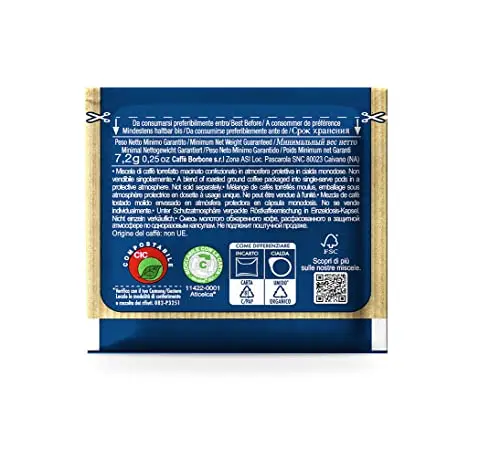 Gaufre compostable Coffee Borbone, Blu Blend-150 dosettes-système ESE
