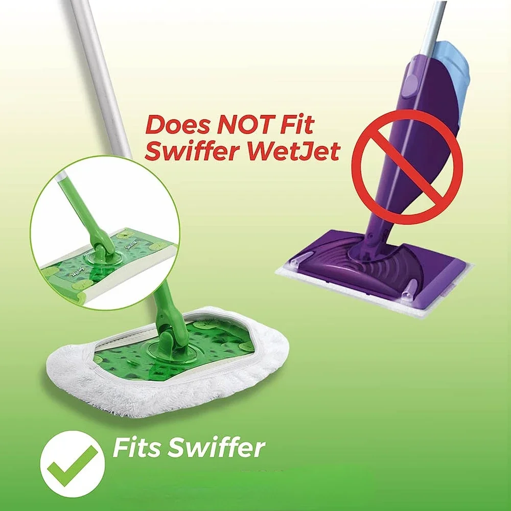 Reusable Mop Mat Floor Sweeping Mop เติมเครื่องมือทําความสะอาดในครัวเรือน Wet Mop ผ้าแห้งและเปียกใช้งานร่วมกับ Sweeping