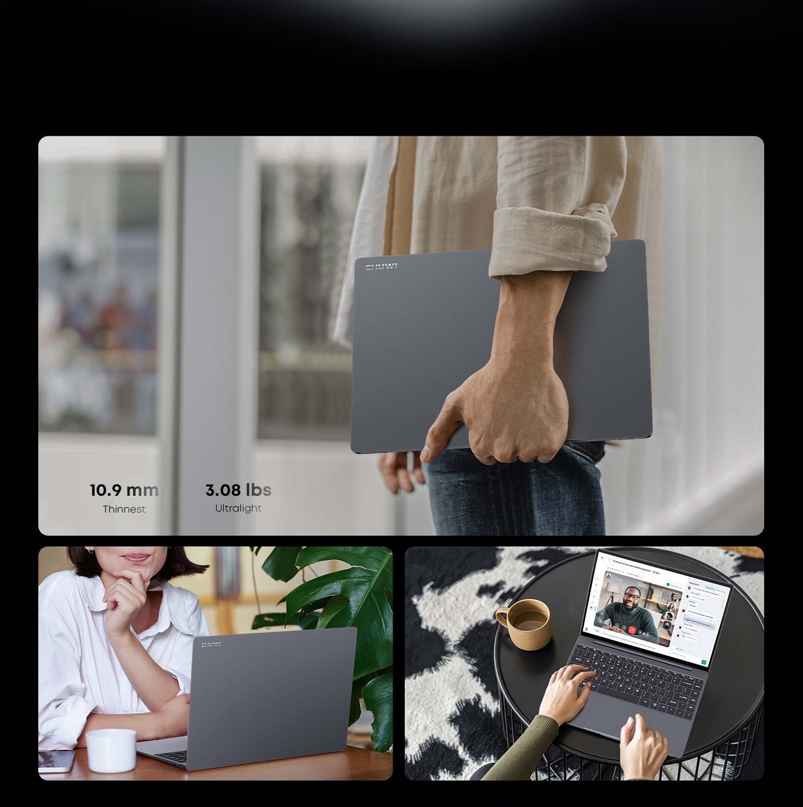 CHUWI Corebook X Laptop i5-12450H 8Cores 14 inch FHD IPS Screen 16GB RAM 512GB SSD WIFI 6 Windows 11 Gaming NoteBook Computer PC