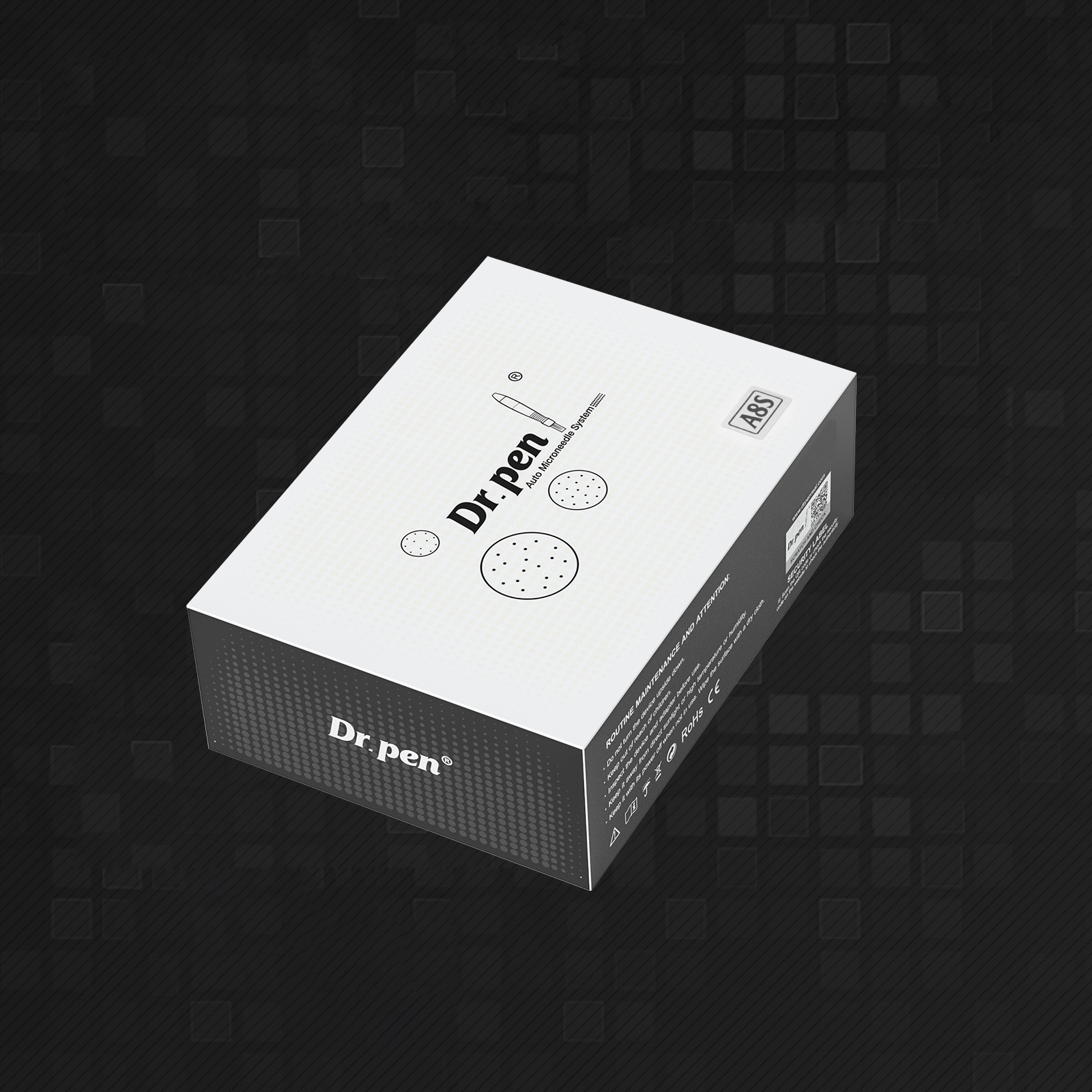 Autêntico dr pen ultima a8s microagulhamento caneta com 12 pçs agulha cuidados com a pele sem fio anti fluxo traseiro derma caneta máquina da beleza