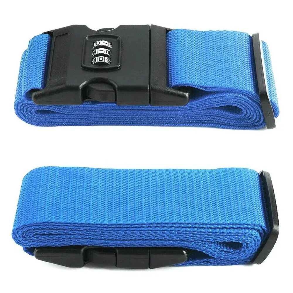 Cinturones de equipaje ajustables, elásticos fuertes, seguridad Extra, maleta de viaje, equipaje, correas de seguridad, cinturón de amarre, correas de transporte