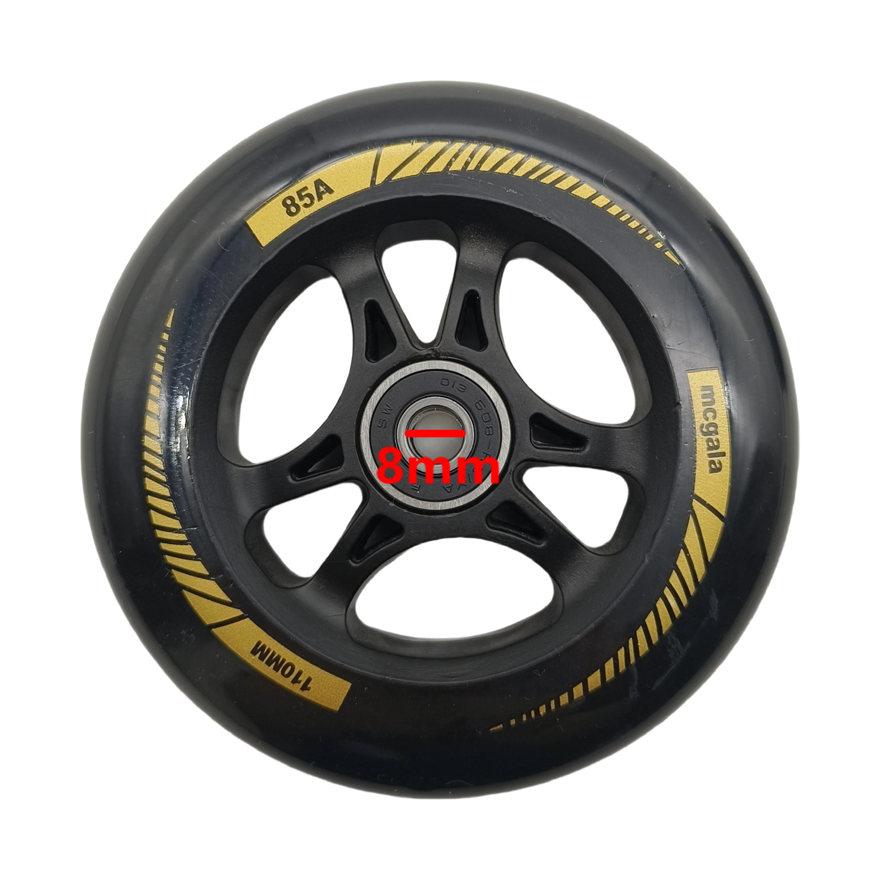 Roda de skate de velocidade 90MM 100mm 110mm espessura 24mm com rolamento 85a 8 pçs/lote