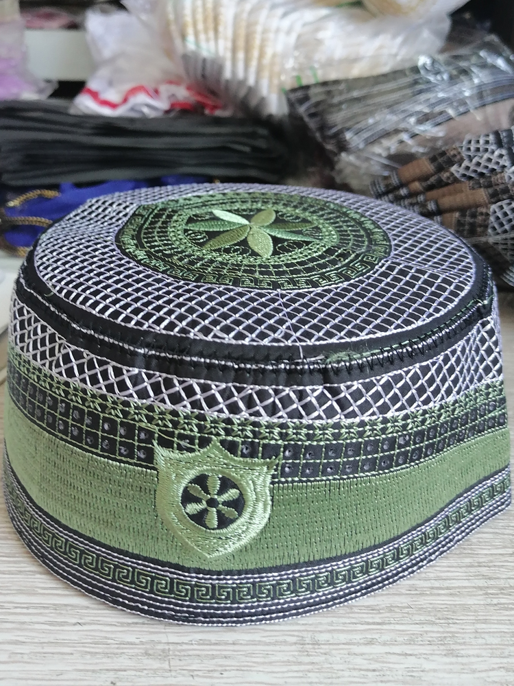 BOHOWAII Cầu Nguyện Nón Ropa Hombre Chapeau Musulman Homme Thêu Kufi Nón Kippah Do Thái Ả Rập Hồi Giáo Hồi Giáo Mũ Dành Cho Nam