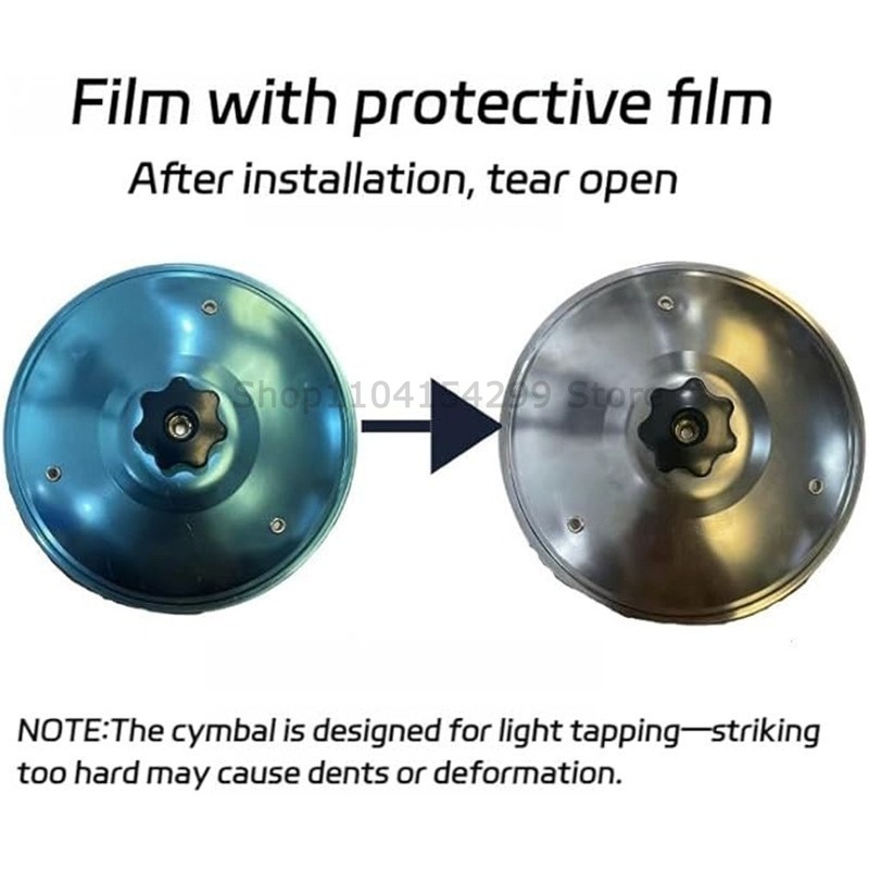 1/2PC Auto Crash Cimbaal Ontluchter Mini Drum Auto Drum Cimbaal Ontluchter Auto Hand-schieten bekkens Muziekinstrument voor Auto-interieur