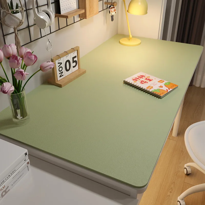 Leather Table cloth for Home Easy Clean Table Protector Waterproof Tea Coaster Large Desk Mat Anti-Slip Gamer Keyboard Mouse Mat