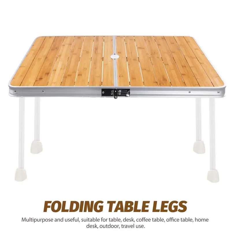 4 Pcs Heavy Duty Desk Legs Folding Table Legs Foldable DIY Home Bench Dining Desk End Coffee Table Legs Table Accessory 2024
