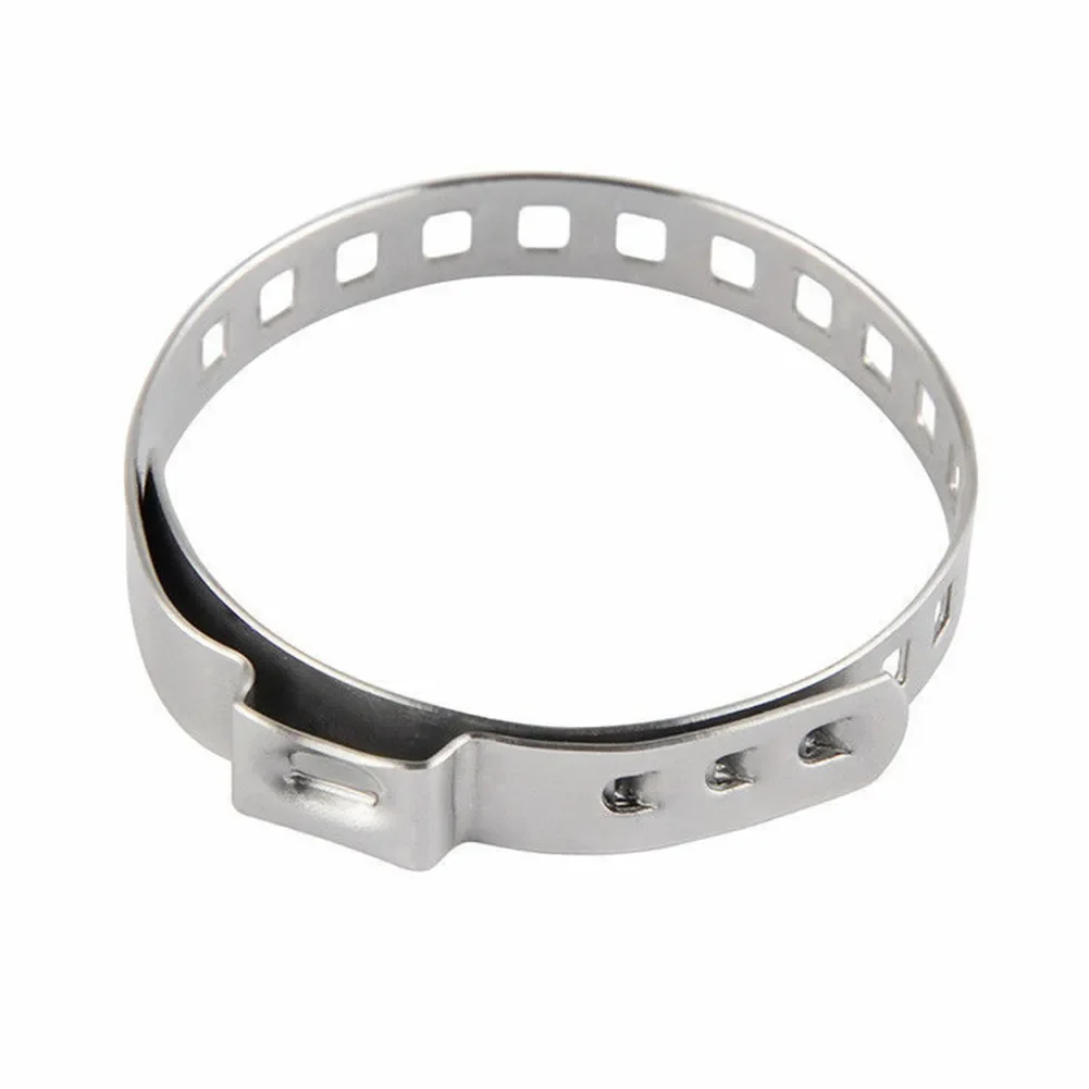 Kit de abrazadera de arranque de junta CV de eje Universal, Clips de engarzado de arranque CV de eje de transmisión de acero inoxidable, 32-41mm, 70-127mm, ajustables, 10 Uds.