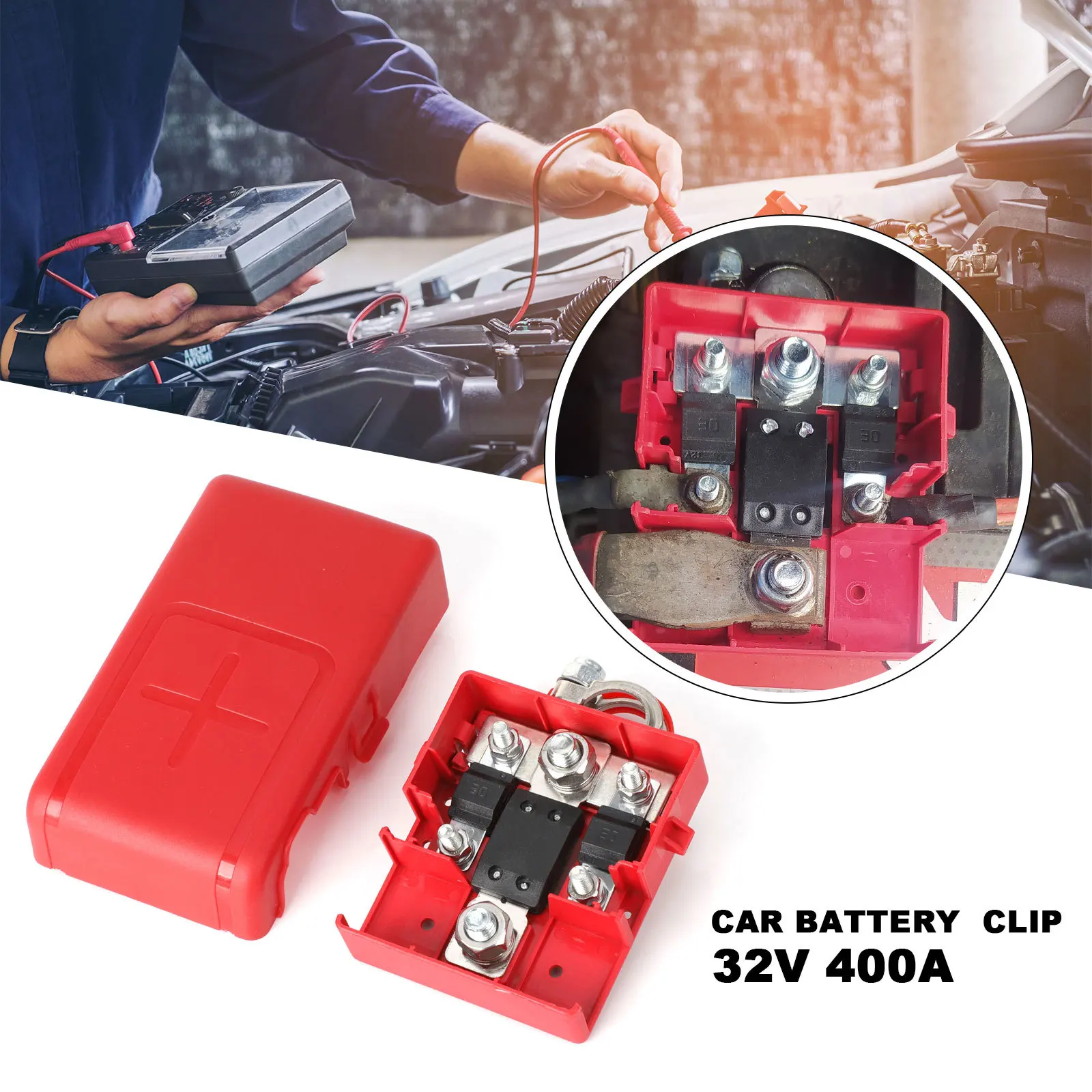 ラジコンカー用のクイックリリースバッテリー,溶融,配信端末,クランプコネクタ,32v,400a