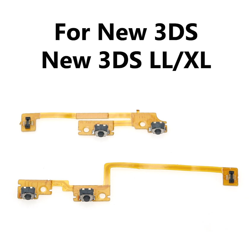 JCD L R ショルダーボタンとフレックスケーブル 3DS 3DSLL 3DSXL 新しい 3DS LL XL 修理左右スイッチトリガー