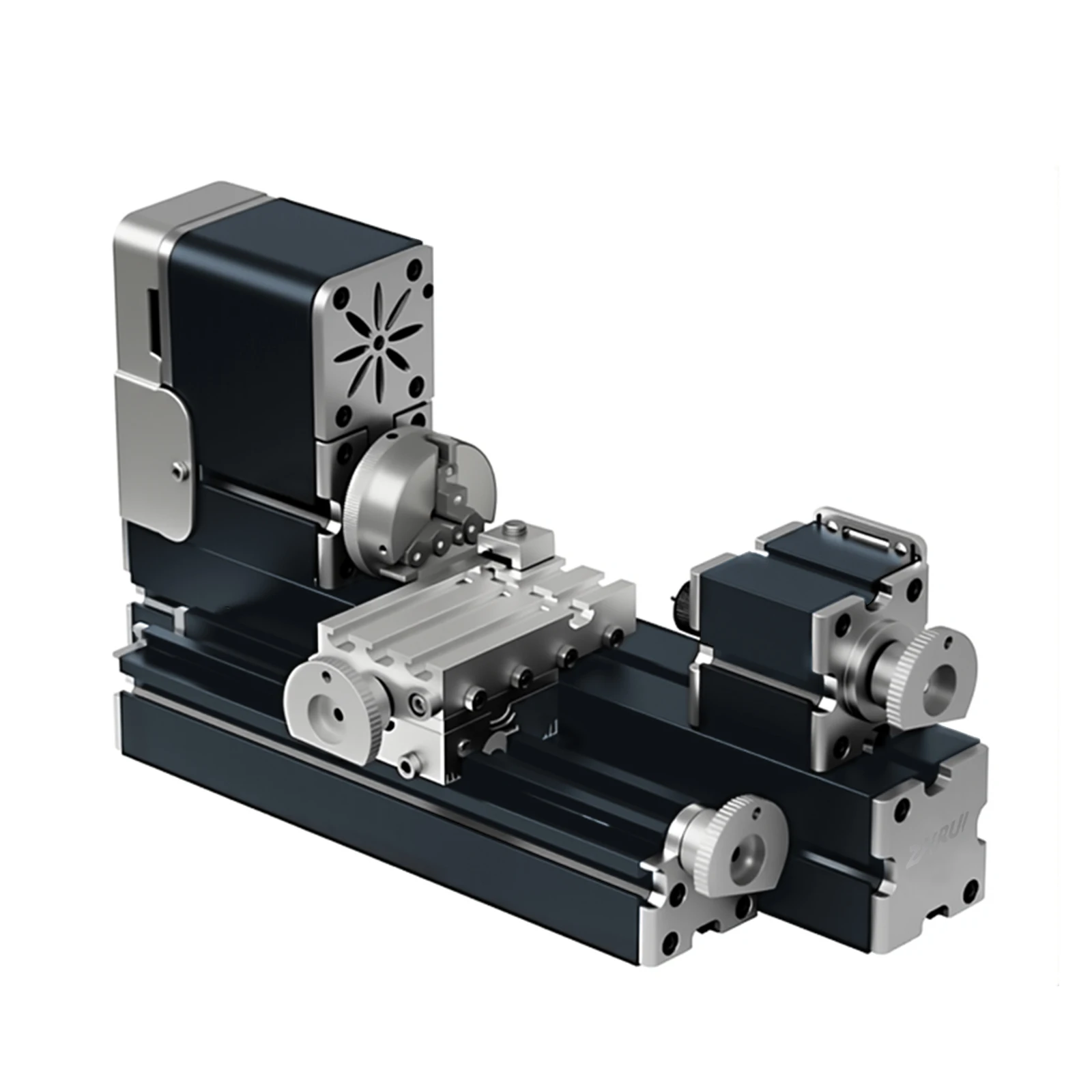 Mini torno totalmente de Metal, herramienta de bricolaje, torno de madera de sobremesa, carpintería para Hobby, educación temática, modelado, AC110V-240V 36W