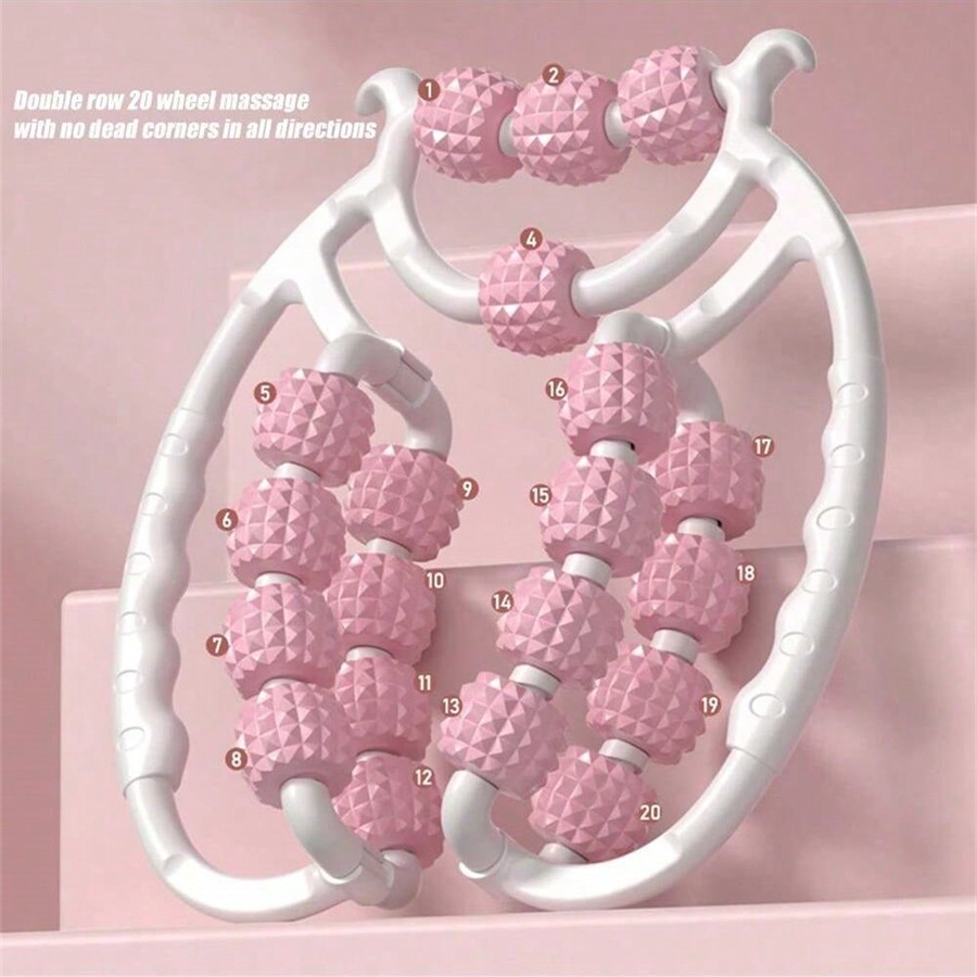 วงกลมขาClamps-360 องศากล้ามเนื้อRollerนวดกล้ามเนื้อRollerคอแขนขากล้ามเนื้อผ่อนคลายนวดกีฬาโยคะ