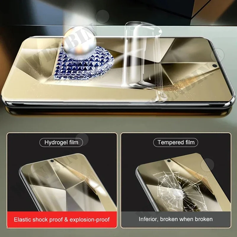 5 Pcs Hydrogel Film For Samsung Galaxy S25 S24 S23 S22 S21 Ultra Plus S24 FE A56 A55 A36 A35 A26 A25 A15 A16 5G Screen Protector