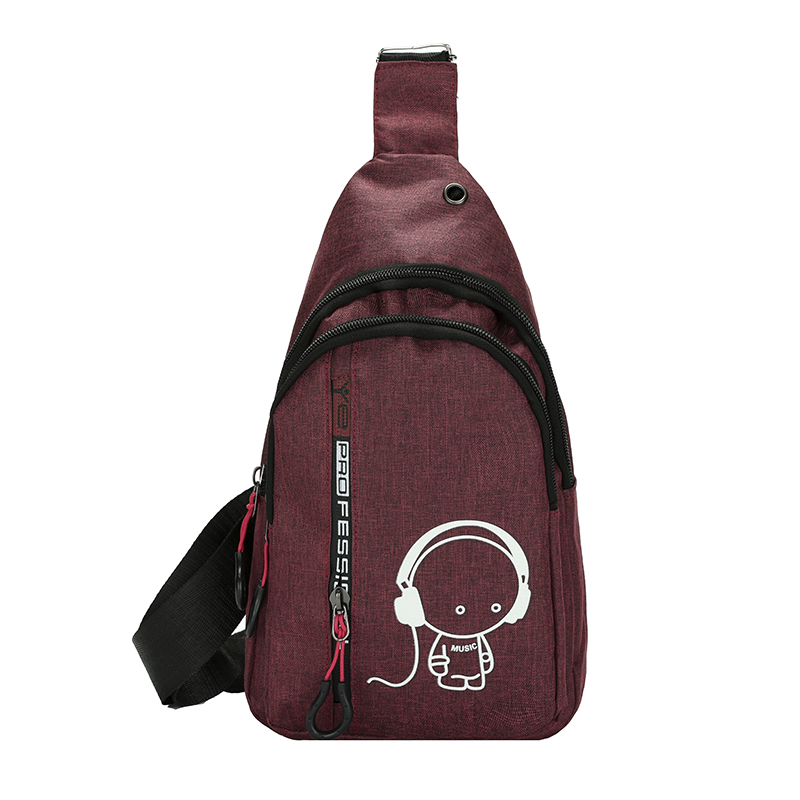 Männer Brust Tasche 2024, Neue Casual Mode Schulter Tasche Männliche Hand Umhängetasche Koreanische Radfahren Rucksack
