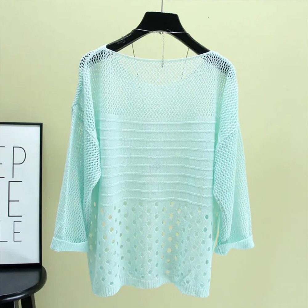 Primavera e verão novo colete de malha de seda gelo topo oco para fora fino fundo estilingue streetwear roupas femininas camisa