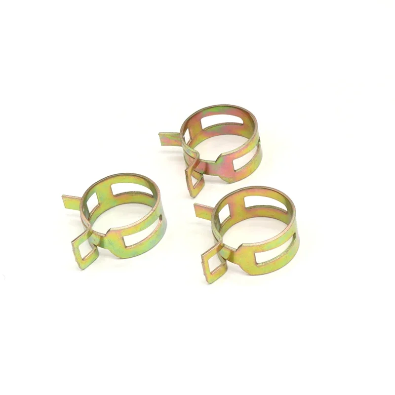 Bộ 10 Miếng Thép Mangan Lò Xo Kẹp Áp Lực Mạ Kẽm Thun Chuột Rút Vòi Chuột Rút Ống Nước Kẹp