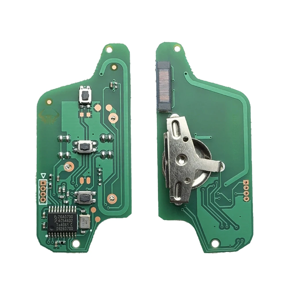 For Peugeot 207 307 308 407 607 807 For Citroen C2 C3 C4 C5 C6 Xsara Berlingo Flip Remote Car Key HU83 VA2 0536 0523 ASK FSK