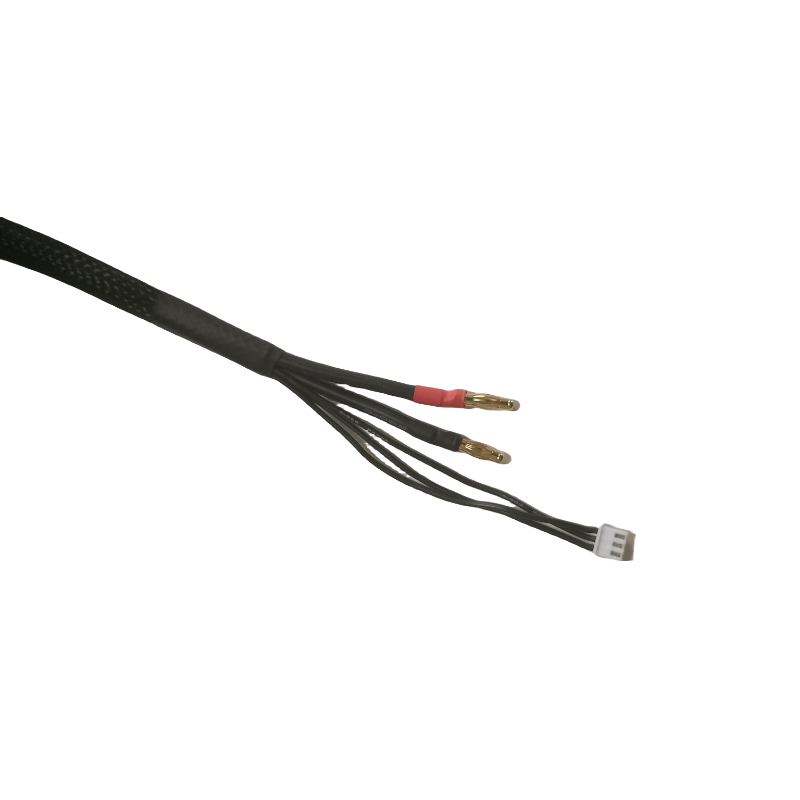 Cable de carga de alta corriente 2S con conector tipo bala sólido de 4 mm y 5 mm 10/12/14 awg 610 mm