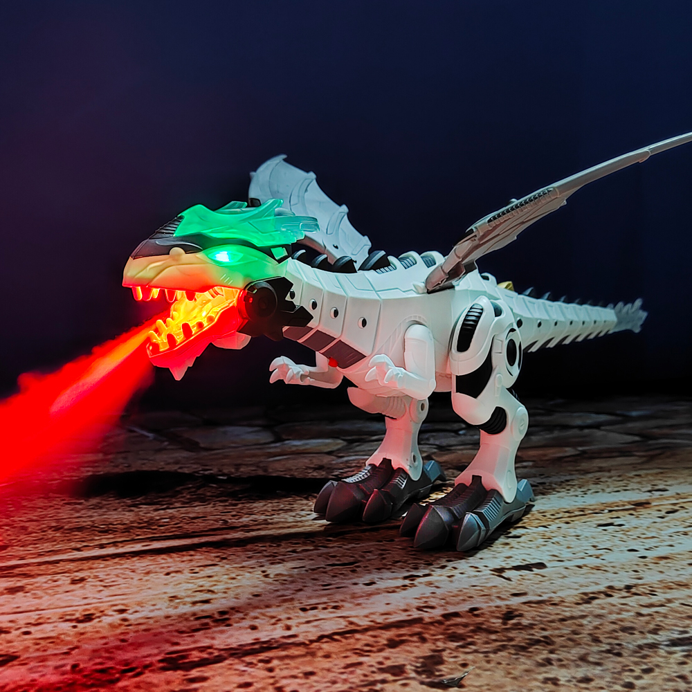 Brinquedo de dinossauro grande andando dragão brinquedo fogo respiração spray de água com som leve dinossauros mecânicos modelo brinquedos para crianças