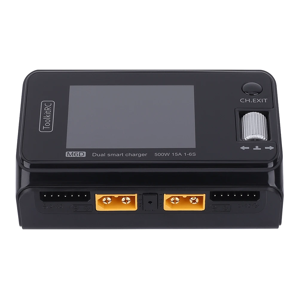 ToolkitRC M6D V3 500W 15A DC Dual Channel MINI Smart Ladegerät Entlader Für 1-6S Lipo Batterie FPV Modell Ersatzteil Ersetzen