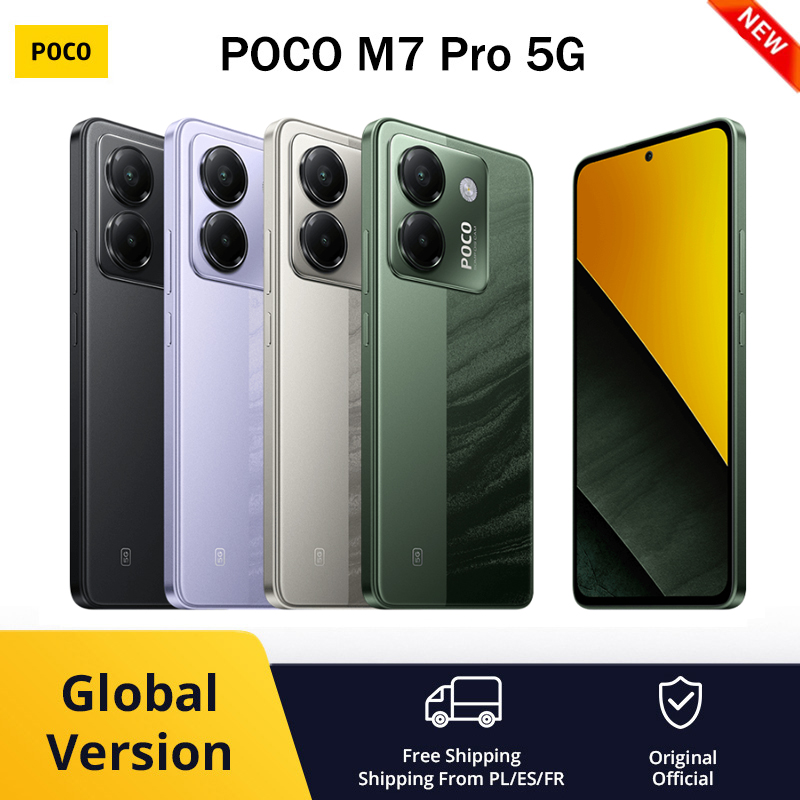 【Marca +】 El más nuevo POCO M7 Pro 5G Versión Global Dimensity 7025-Ultra 120Hz FHD + Pantalla AMOLED para el cuidado de los ojos Batería de 5110mAh NFC