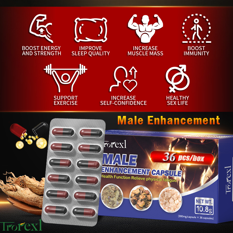 Epimedium Capsule 100% Pure Non-GMo Supports Reproductive Health Natural Energizer