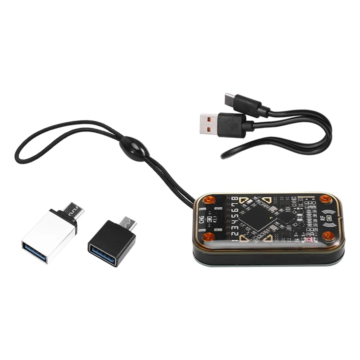 BABQ 카멜레온 울트라 비접촉식 스마트 카드 에뮬레이터 RFID 스마트 칩 리더기 + NFC 읽기 작가에 호환되는 3xUID 키체인